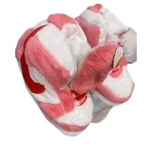 Strangelove Fuzzy Slippers Nike Airforce 1 Dunk Pink, Red, White One Size Adult